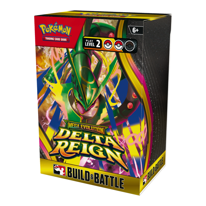 מכירה מוקדמת Pokémon Delta Reign Build & Battle Box – 4 חבילות | Mega Evolution