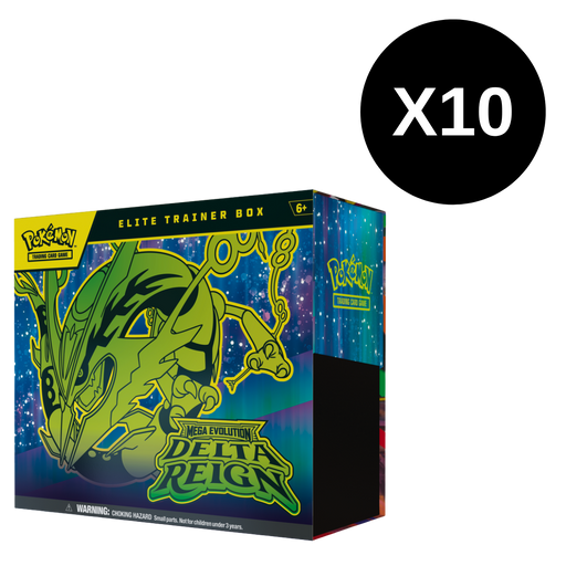 Pokémon Delta Reign Elite Trainer Box Case – 10 יחידות ETB