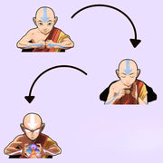 - אווטאר כשף האוויר האחרון - מדבקת אנג תלת מימד | מוצר איכותי שישדרג כל משטח או בגד אנימה מרקט https://anime-market.co.il